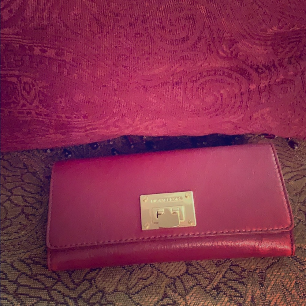 Michael Kors Burgundy Wallet